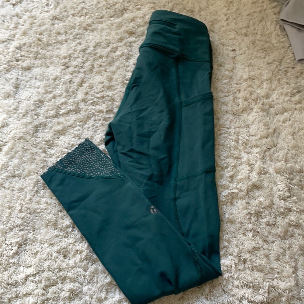 Lululemon emerald green fast and free